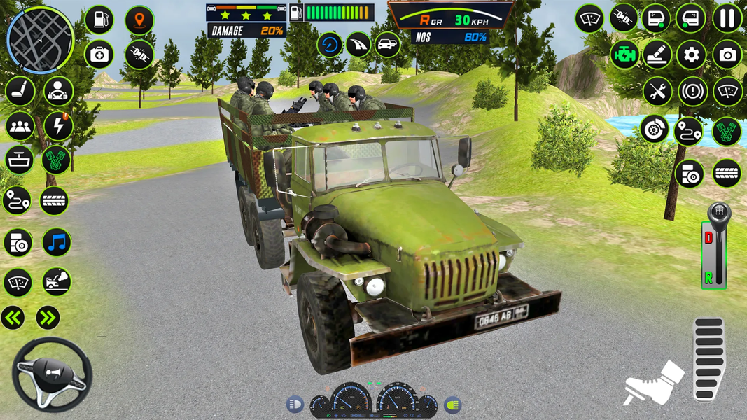 US Army ۳D Truck Driving Games - عکس بازی موبایلی اندروید