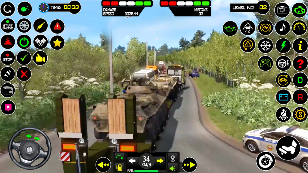 US Army ۳D Truck Driving Games - عکس بازی موبایلی اندروید