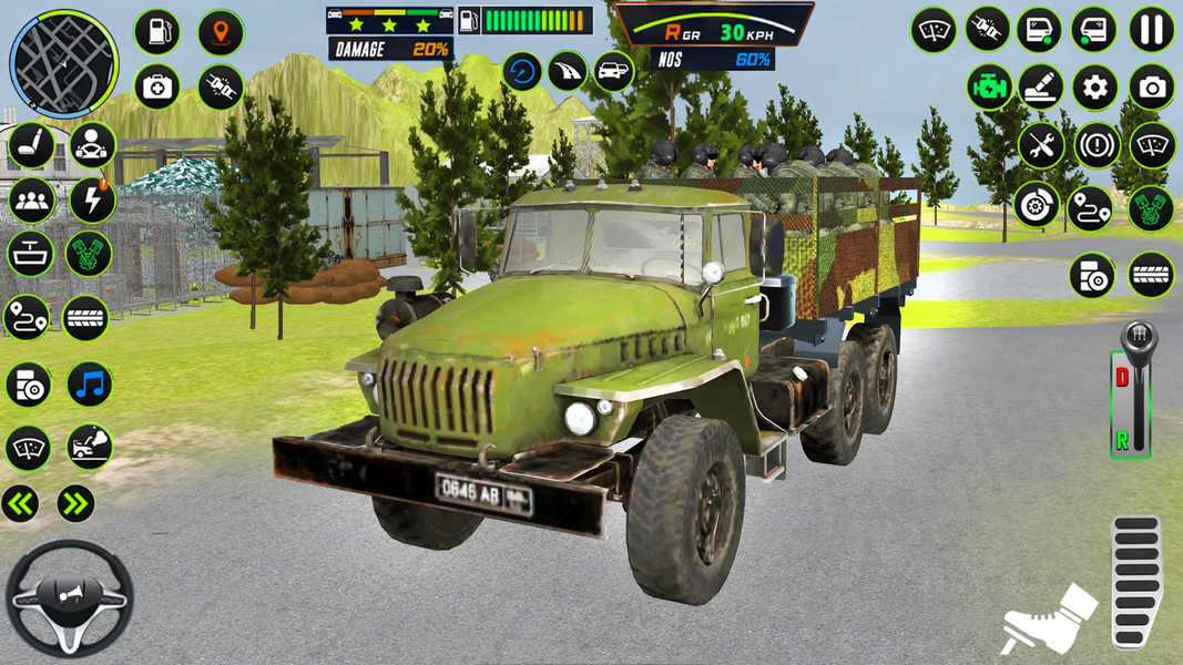 US Army ۳D Truck Driving Games - عکس بازی موبایلی اندروید