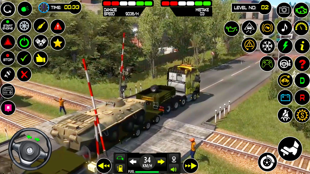 US Army ۳D Truck Driving Games - عکس بازی موبایلی اندروید