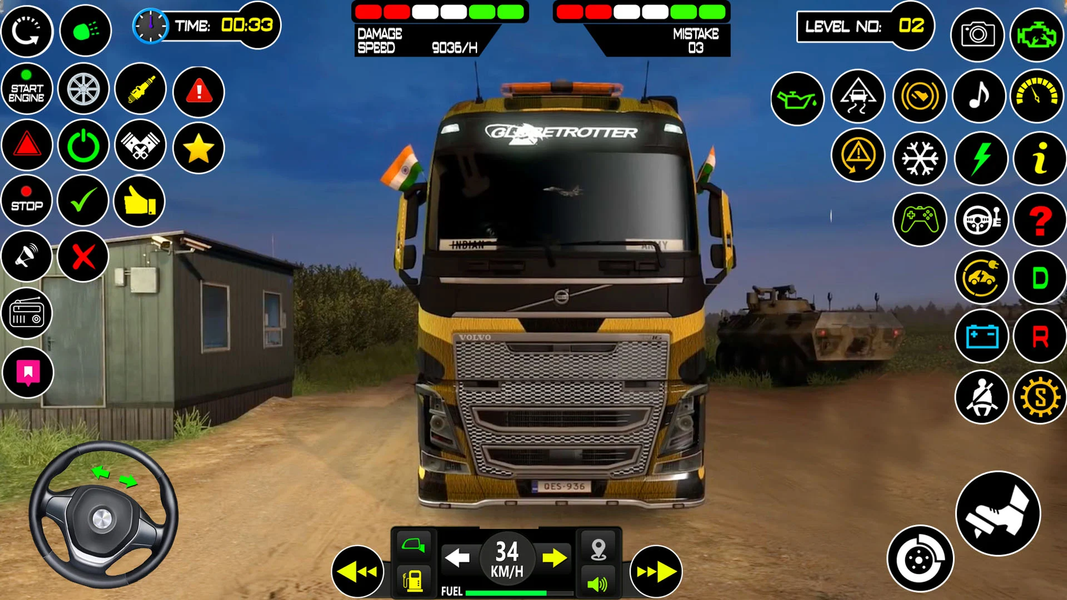 US Army ۳D Truck Driving Games - عکس بازی موبایلی اندروید