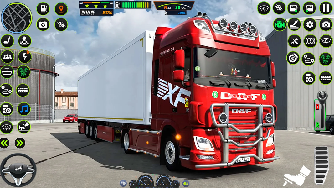 Real Truck Simulator: Truck 3D - Gameplay image of android game