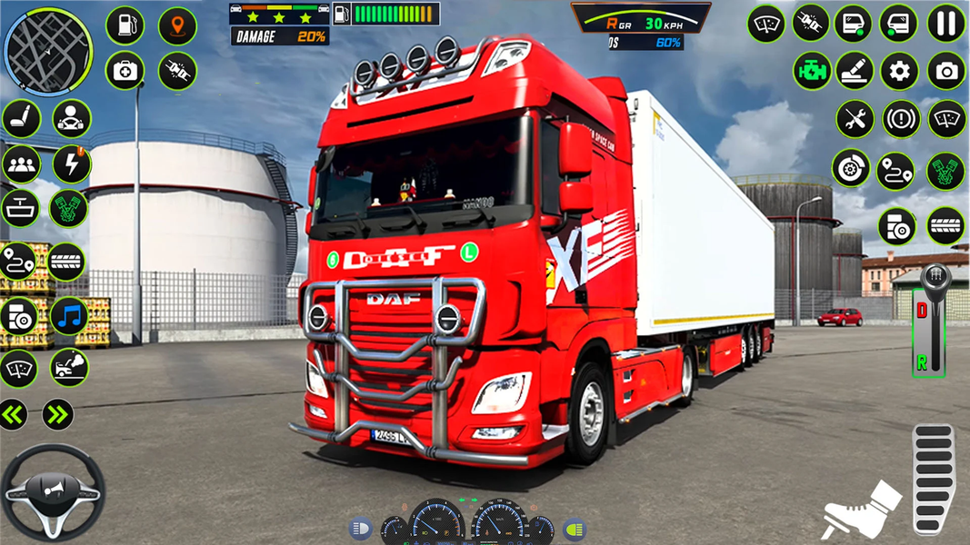 Real Truck Simulator: Truck 3D - Gameplay image of android game