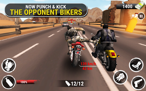 Highway Stunt Bike Riders : VR - Gameplay image of android game