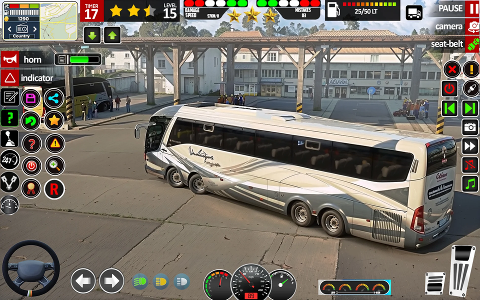 Coach Bus Driving: Offroad Bus - Gameplay image of android game