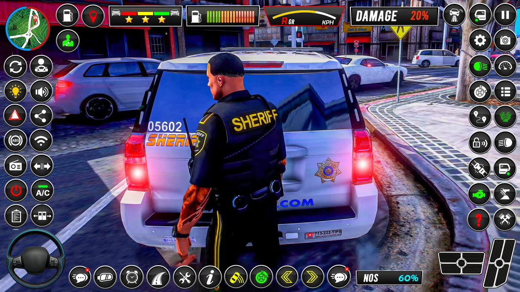 Police Car Sim: Police Chase - Gameplay image of android game