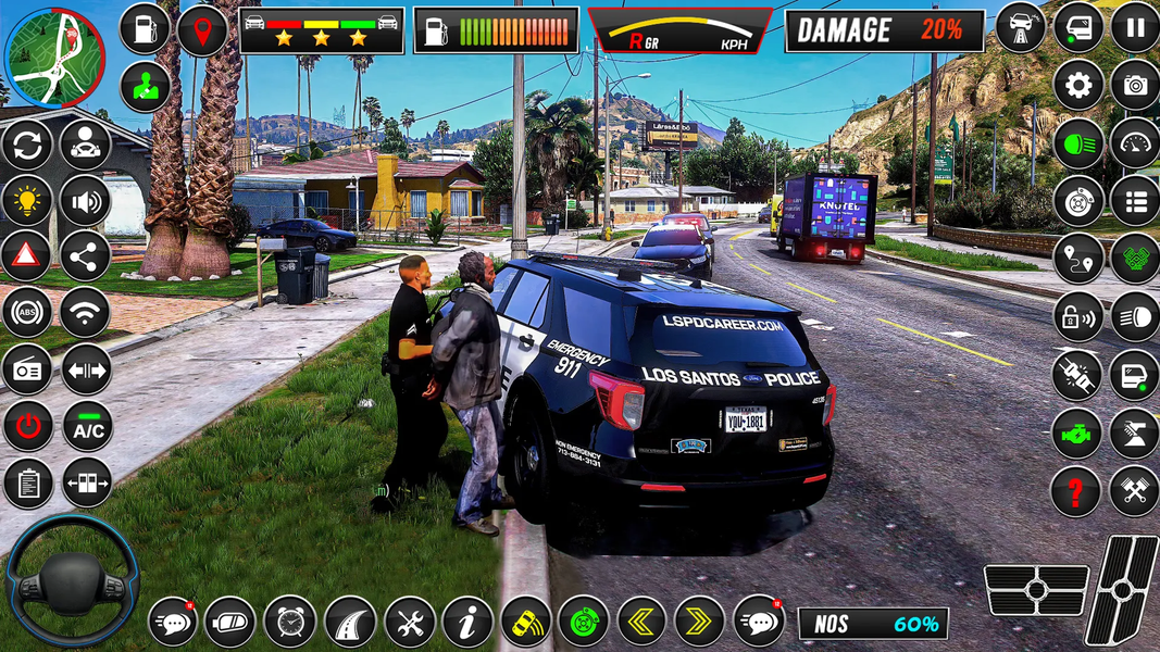 Police Car Cop Simulator Games - Gameplay image of android game