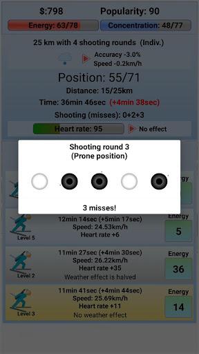 Biathlon Manager 2020 - Gameplay image of android game