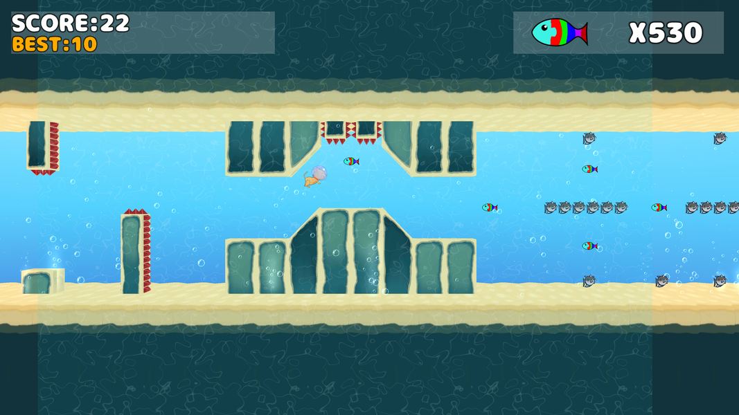Swimming Cat - عکس بازی موبایلی اندروید