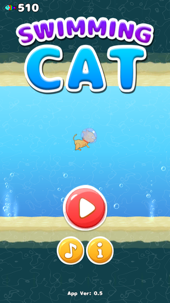 Swimming Cat - عکس بازی موبایلی اندروید