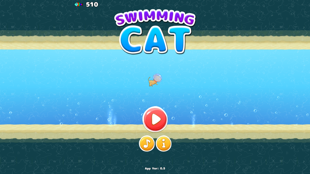 Swimming Cat - عکس بازی موبایلی اندروید