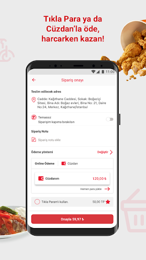 Tıkla Gelsin® - Online Yemek - عکس برنامه موبایلی اندروید