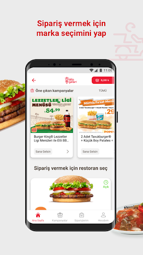 Tıkla Gelsin® - Yemek Siparişi - Image screenshot of android app