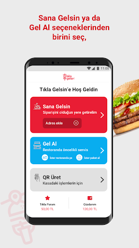 Tıkla Gelsin® - Yemek Siparişi - عکس برنامه موبایلی اندروید