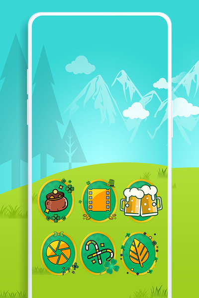 Shamrock - Icon Pack - عکس برنامه موبایلی اندروید