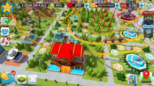 RollerCoaster Tycoon Touch - شبیه ساز شهربازی - عکس بازی موبایلی اندروید