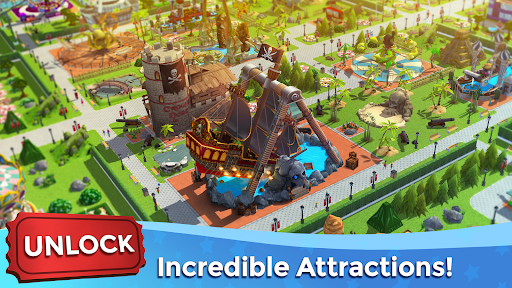 RollerCoaster Tycoon Touch - شبیه ساز شهربازی - عکس بازی موبایلی اندروید