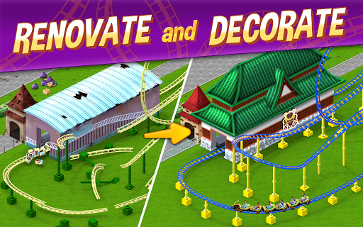 RollerCoaster Tycoon® Puzzle - Gameplay image of android game