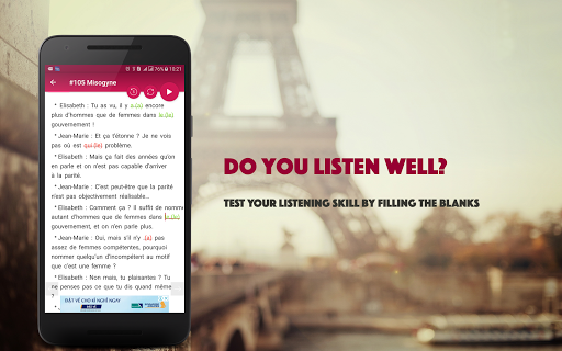 French Conversation - عکس برنامه موبایلی اندروید