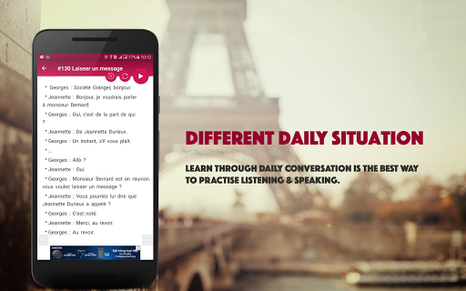 French Conversation - عکس برنامه موبایلی اندروید