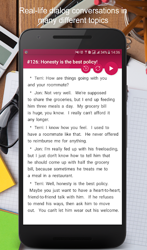 English Conversation - Image screenshot of android app