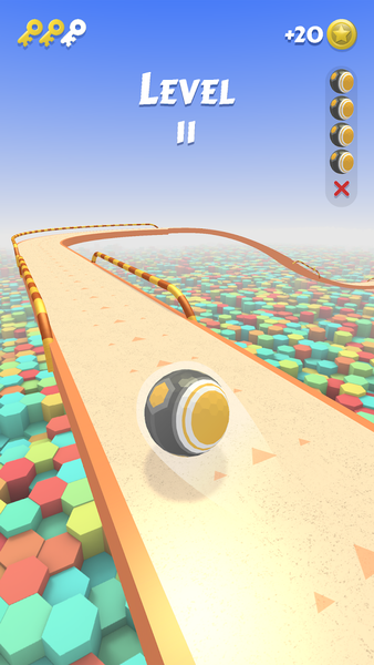 Action Balls: Gyrosphere Race - Gameplay image of android game