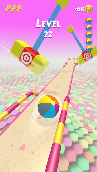 Action Balls: Gyrosphere Race - Gameplay image of android game