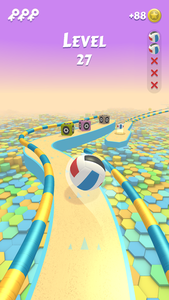 Action Balls: Gyrosphere Race - عکس بازی موبایلی اندروید