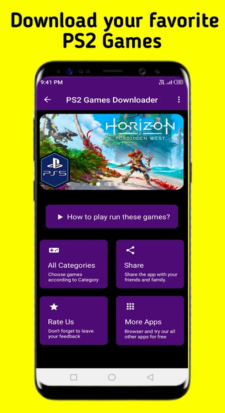 PS2 Games Downloader - Image screenshot of android app
