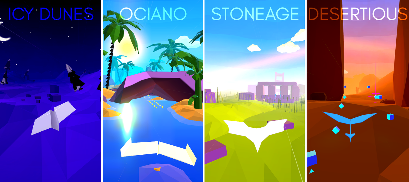 Paperly: Paper Plane Adventure - عکس بازی موبایلی اندروید