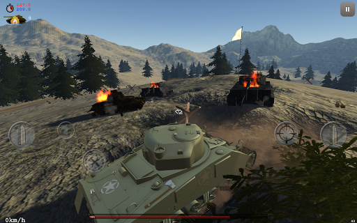 Archaic: Tank Warfare - Gameplay image of android game