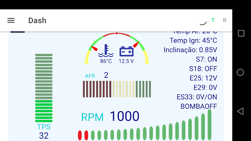 Athlon ECU Control - Image screenshot of android app