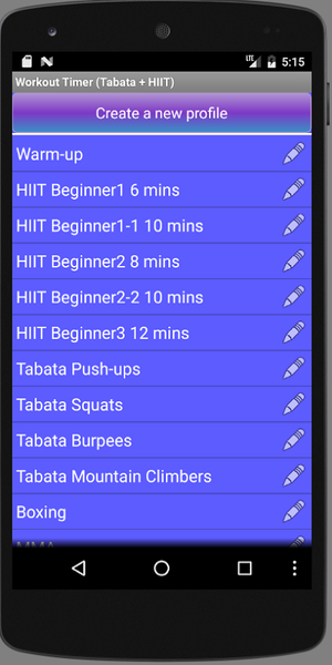 Workout Timer (Tabata + HIIT) - عکس برنامه موبایلی اندروید