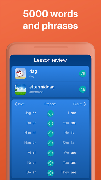 Learn Swedish - Speak Swedish - Image screenshot of android app