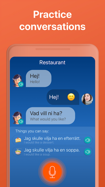 Learn Swedish - Speak Swedish - Image screenshot of android app