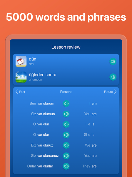 Learn Turkish - Speak Turkish - عکس برنامه موبایلی اندروید