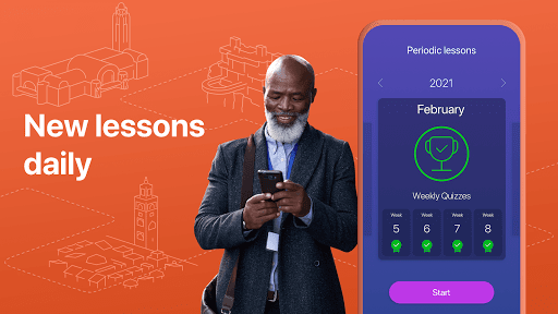 American English - Image screenshot of android app
