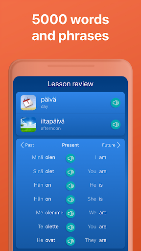 Learn Finnish - Speak Finnish - Image screenshot of android app