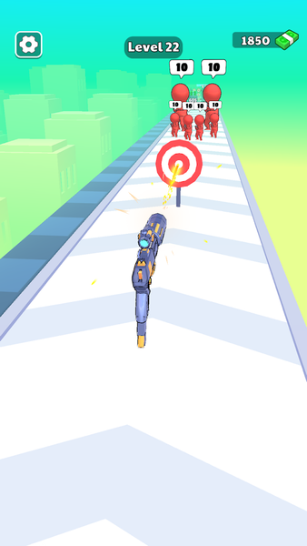 Weapon Master: Action Gun Game - Gameplay image of android game