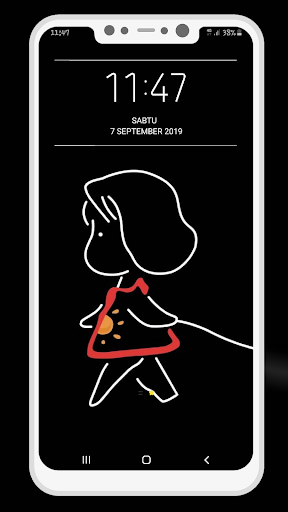 Black Art Wallpaper - Image screenshot of android app