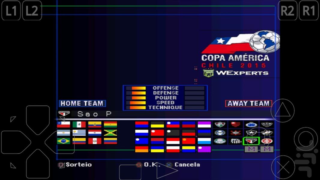 Football Copa America 2015-2016 - Gameplay image of android game