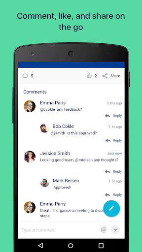 Confluence Data Center - Image screenshot of android app