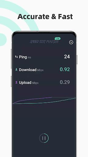 Wifi Speed Test Master lite - Image screenshot of android app