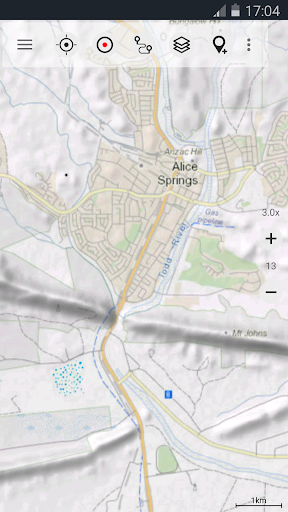 Australia Topo Maps - Image screenshot of android app