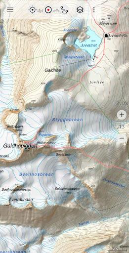 Norway Topo Maps - عکس برنامه موبایلی اندروید
