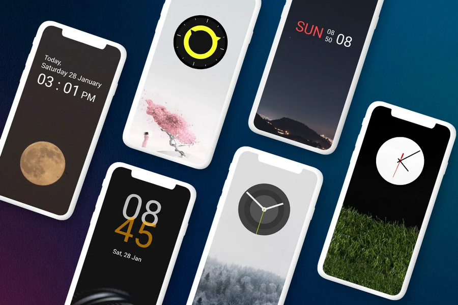 Clock Widget - عکس برنامه موبایلی اندروید