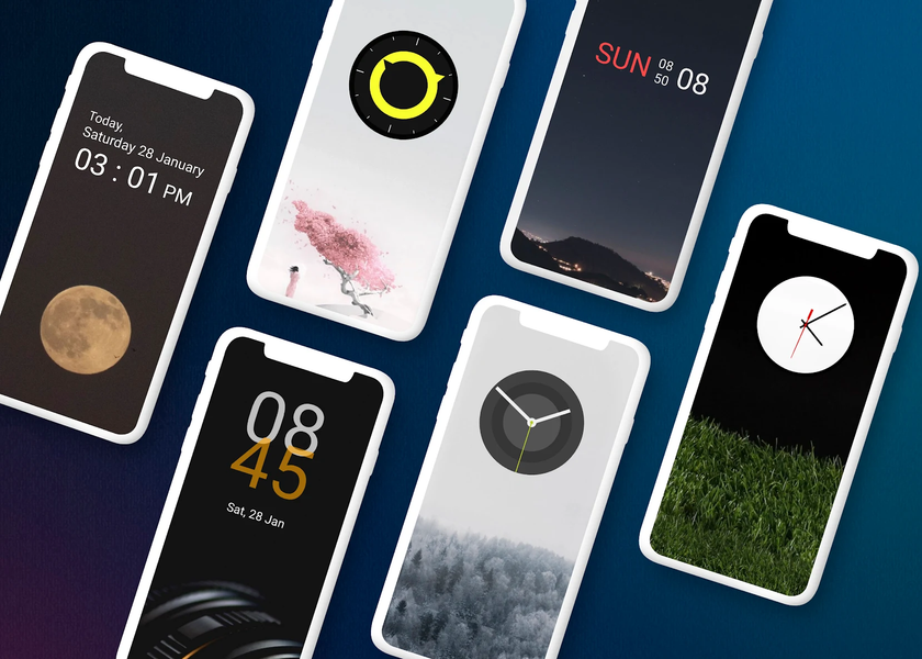 Clock Widget - عکس برنامه موبایلی اندروید