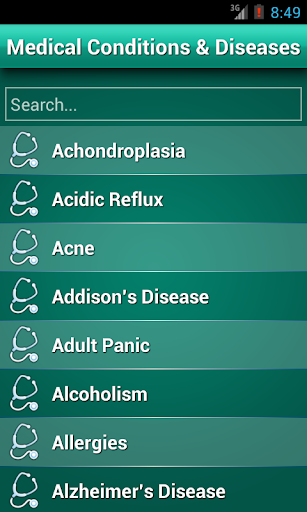 Diseases Dictionary Medical - عکس برنامه موبایلی اندروید