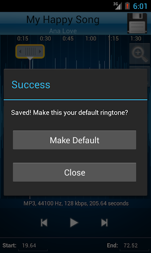 MP3 Cutter and Ringtone Maker - Image screenshot of android app