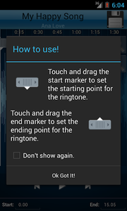MP3 Cutter and Ringtone Maker - Image screenshot of android app